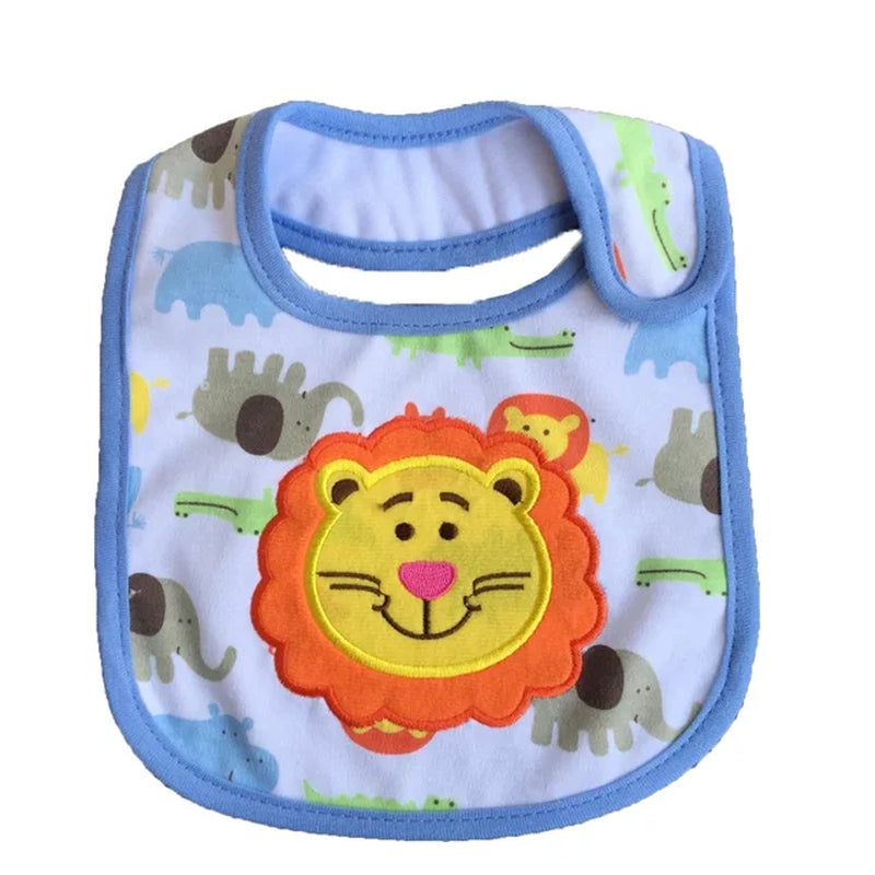 10 Pcs /Lot Sales Cotton Baby Bibs Waterproof Infant Bibs(Send by Boys' or Girls')