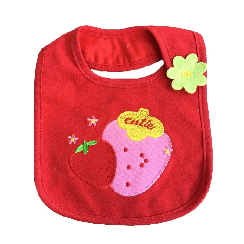 10 Pcs /Lot Sales Cotton Baby Bibs Waterproof Infant Bibs(Send by Boys' or Girls')